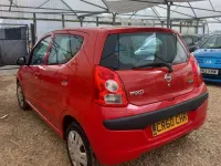 Used Nissan Pixo N-TEC 68 HP (50 kW) 2010 Red Hatchback