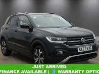 Used VW T-Cross Black Edition 95 HP (69 kW) 2022 Black SUV