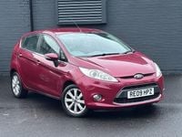Used Ford Fiesta Zetec 2009 Red Hatchback