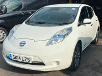 Used Nissan Leaf Tekna 80 kW (109 HP) 2014 White Hatchback
