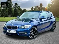 Used BMW 116 Impressive 114 HP (83 kW) 2017 Blue Hatchback