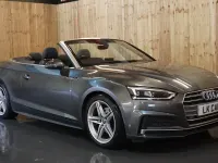 Used Audi A5 Cabriolet S-Line 190 HP (139 kW) 2017 Grey Cabriolet