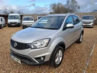 Used SsangYong Korando 178 HP (130 kW) 2017 Silentr silver metallic Van