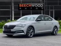 Used Skoda Superb SportlinePlus 190 HP (139 kW) 2021 Grey Hatchback