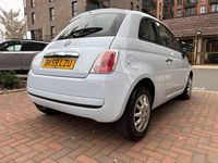 Used Fiat 500 Pop 69 HP (50 kW) 2009 Blue Cabriolet