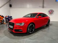 Used Audi A5 Sportback Black Edition 245 HP (180 kW) 2014 Misano red Hatchback