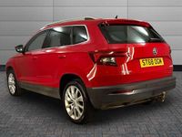 Used Skoda Karoq SE L 150 HP (110 kW) 2018 Velvet red metallic SUV