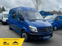 Used Mercedes Sprinter 140 HP (102 kW) 2018 Blue Van