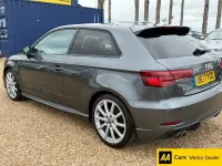 Used Audi A3 Black Edition 184 HP (135 kW) 2017 Grey Hatchback
