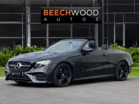 Used Mercedes E300 AMG line 245 HP (180 kW) 2018 Black Cabriolet