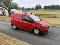 Used Ford Transit 75 HP (55 kW) 2021 Race red Van