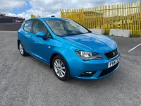 Used Seat Ibiza SE Technology 90 HP (66 kW) 2016 Blue Hatchback