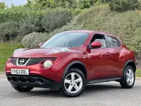 Używany Nissan Juke Visia 94 KM (69 kW) 2013 Czerwony SUV