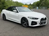 Used BMW 420 Cabriolet M Sport 184 HP (135 kW) 2022 White Cabriolet