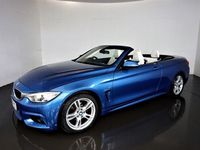 used BMW 420 4 Series 2.0 I M SPORT 2d-2 FORMER KEEPERS-UPGRADE OPAL WHITE MERINO LEATHER-18" ALLOYS-HEATED Convertible