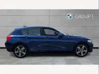 Used BMW 120 Sport Line 177 HP (130 kW) 2016 Blue Hatchback