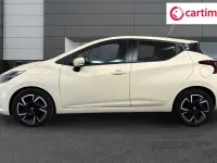 Used Nissan Micra Acenta 92 HP (67 kW) 2022 White Hatchback