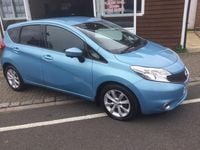 Used Nissan Note Tekna 2017 Blue Hatchback