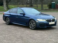 Used BMW 520 M Sport 2021 Blue Sedan