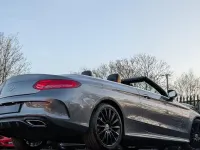 Used Mercedes C220 AMG line 170 HP (125 kW) 2017 Grey Cabriolet