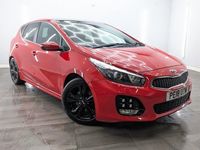 Used Kia Ceed GT-Line S 136 HP (100 kW) 2018 Red Hatchback