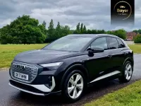 Used Audi Q4 e-tron S-Line 150 kW (204 HP) 2021 Black SUV