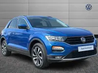 Usado VW T-Roc Active 110 HP (80 kW) 2021 Azul SUV
