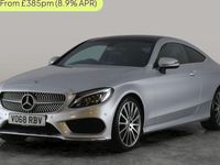Used Mercedes C220 AMG Line Premium 170 HP (125 kW) 2018 Silver Coupe
