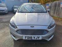 Used Ford Focus Titanium 125 HP (91 kW) 2018 Silver Hatchback