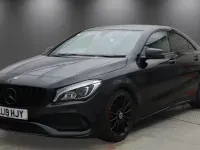 Used Mercedes CLA200 AMG line 156 HP (114 kW) 2019 Black Coupe