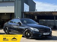 Used Mercedes C250 AMG line 2016 Black Coupe