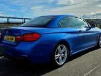 Used BMW 430 Cabriolet M Sport 252 HP (185 kW) 2016 Blue Cabriolet