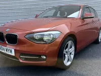 Used BMW 116 Sport Line 2014 Orange Hatchback