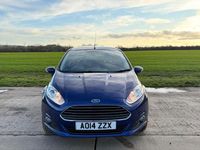 Used Ford Fiesta Zetec 82 HP (60 kW) 2014 Blue Hatchback