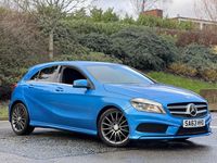 Used Mercedes A200 AMG 136 HP (100 kW) 2014 Blue Hatchback