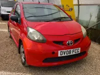 Begagnad Toyota Aygo 2008 Röd Halvkombi