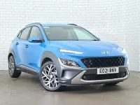 Used Hyundai Kona Premium 141 HP (103 kW) 2021 Blue SUV