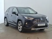Used Toyota RAV4 Hybrid 222 HP (163 kW) 2019 Blue SUV