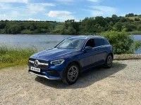 Used Mercedes GLC220 AMG line 194 HP (142 kW) 2021 Blue SUV