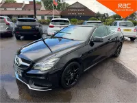 Used Mercedes E220 AMG 170 HP (125 kW) 2014 Black Cabriolet