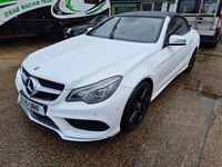 Used Mercedes E250 AMG line 204 HP (150 kW) 2015 White Cabriolet