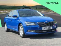 Used Skoda Superb SE L Executive 150 HP (110 kW) 2019 Blue Hatchback