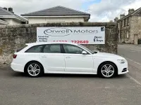 Used Audi A6 S-Line 190 HP (139 kW) 2018 White Estate
