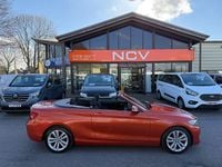 Used BMW 218 Sport Line 2017 Orange Cabriolet