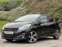 Used Peugeot 208 GT-line 110 HP (80 kW) 2019 Black Hatchback