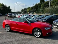 Used Audi A5 Cabriolet S-Line 2014 Red Cabriolet