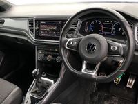 Used VW T-Roc R-line 150 HP (110 kW) 2020 Blue SUV