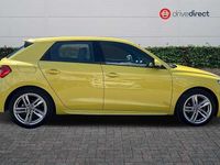 Used Audi A1 Sportback S-Line 116 HP (85 kW) 2020 Yellow Hatchback