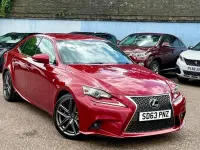 Used Lexus IS300h Sport Line 223 HP (164 kW) 2013 Red Sedan
