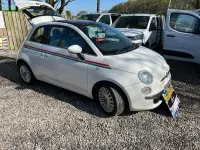 Second-hand Fiat 500 Lounge 69 CP (50 kW) 2009 Alb Cabrio